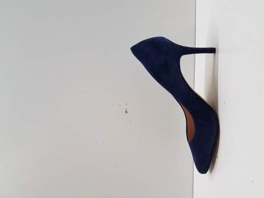 INC International Concepts Blue Suede Heels Women's Size 8.5 image number 2