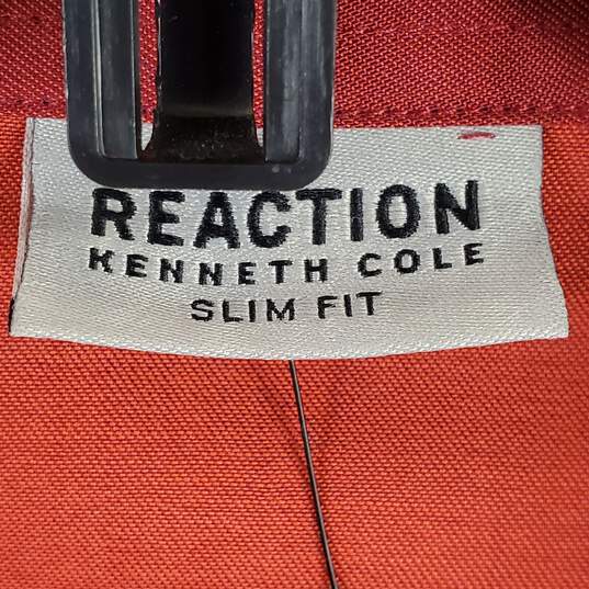 Kenneth Cole Reaction Men Red Dress Shirt L NWT image number 3