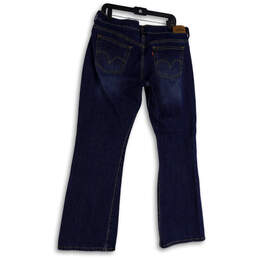 Womens Blue Denim Medium Wash Pockets Stretch Bootcut Jeans Size 16 M alternative image