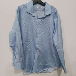 Men’s Calvin Klein Infinite Non-Iron Slim Fit Stretch Collar Button-Up Shirt Sz 18(2XL)