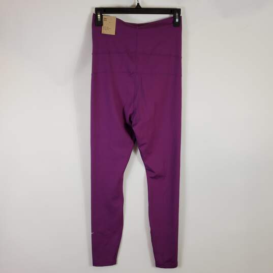 Nike Dri-Fit Women Purple Leggings SZ M NWT image number 4
