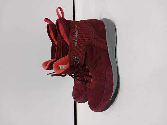 Women's Burgundy Sneakers Size 9 image number 3