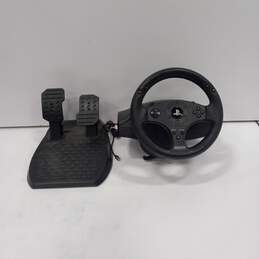 Play Station Thrustmaster Steering Wheel Model T80 With Pedals