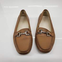 Gucci Brown Leather Bit Loafers Women's Size 6.5 AUTHENTICATED
