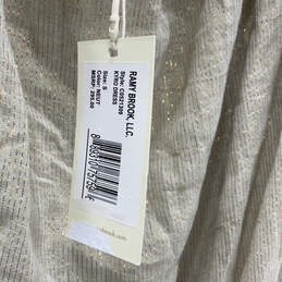 NWT Womens Kyro Gold Ruffle Off The Shoulder Puff Sleeve Mini Dress Size S alternative image