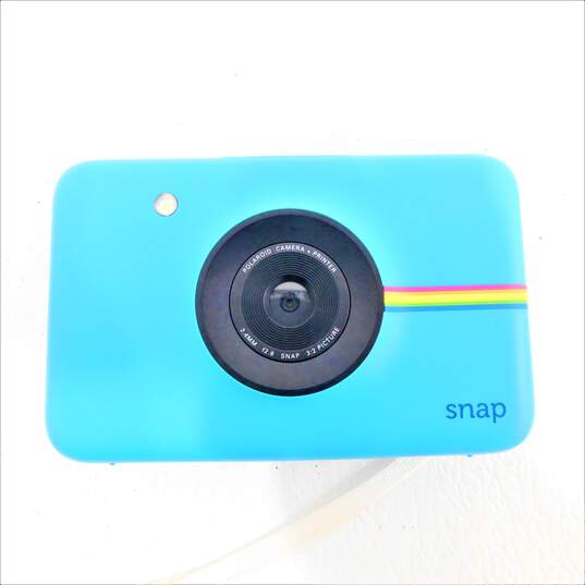Polaroid Snap Blue & White Digital Zink Instant Film Cameras POLSP01 image number 3