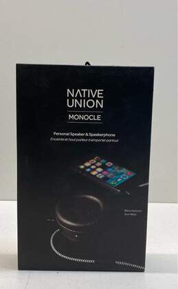 Native Union Monocle Black Diamond Personal Speaker & Speakerphone