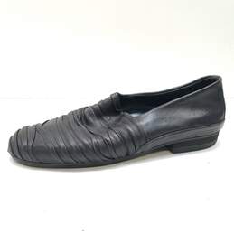 Thierry Rabotin Leather Lagenlook Flats Black 6