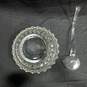 Indiana Glass Heavy Glass Punch Bowl And Glass Ladle image number 4