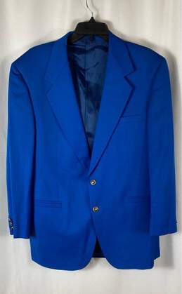 V2 by Versace Blue Sports Coat - Size 40R