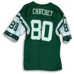 Champion NY Jets Green White Jersey #80 Chrebet For Mens Size XL alternative image