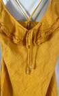 Free People Yellow Casual Dress - Size Large image number 2