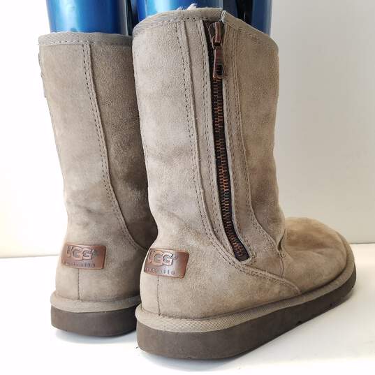 Ugg Women's Mayfaire 5116 Side Zipper Boots Grey Size 8 image number 8