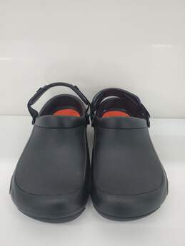 Crocs Bistro Pro Black Comfort Slip on shoes Men Sz-7 Women SZ-9 used