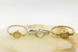 Vintage Gruen Elgin & Seiko Gold Filled & Stainless Steel Ladies Dress Watches 48.0g
