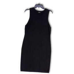 NWT Womens Black White Floral Sleeveless Pullover Sheath Dress Size Large alternative image