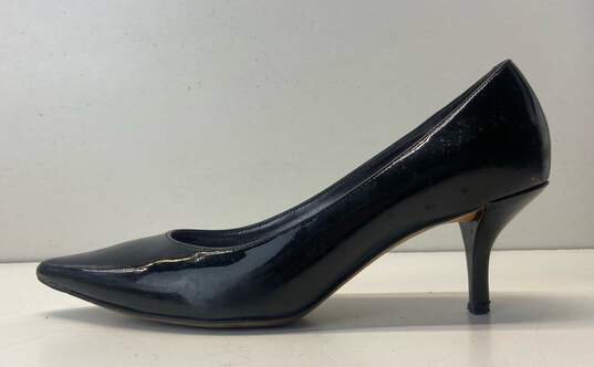 Via Spiga Patent Leather Pointed Toe Heels Black 8.5 image number 2