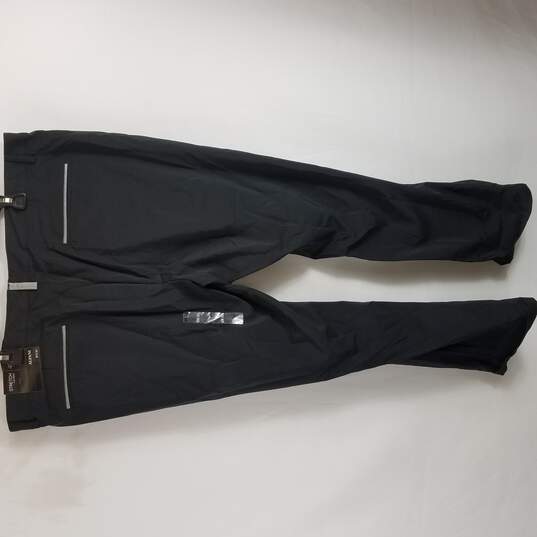 Alfani Men Black Stretch Flat Front Dress Pants XXL 40 NWT image number 2