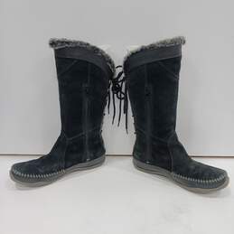 The North Face Women's Black Suede Boots Size 8.5 alternative image