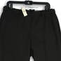 NWT Womens Black Pleated Front Straight Leg Dress Pants Size 14W Petites image number 3
