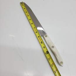 CUTCO Model 1725 French Chef Knife with White Pearl Handle 9inch Blade Made in USA alternative image