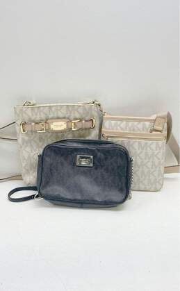 Michael Kors Assorted Bundle Lot Set of 3 Handbags