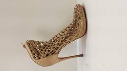 Christian Louboutin Shoes Cream/Red Size: 37.5 Authenticated