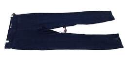Womens Blue Flat Front Pocket Skinny Leg Slide Zip Jeans Size 26 alternative image