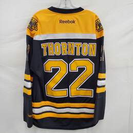 NHL Reebok Official Bruins #22 D. Hamilton SIGNED Authentic Jersey Size L alternative image