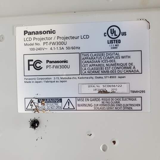 Panasonic PT-FW300U LCD Projector image number 6