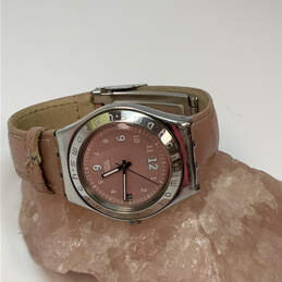 Designer Swatch Irony AG 2000 Silver-Tone Round Date Dial Analog Wristwatch