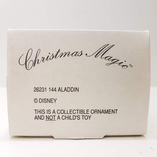 Christmas Magic Disney ALADDIN GENIE 26231 126 & Aladdin 26231 144 Ornaments IOB image number 4