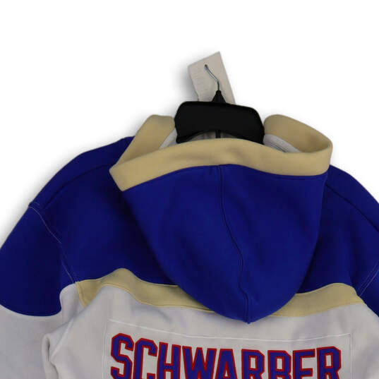 Mens Multicolor Chicago Cubs Kyle Schwarber #12 Pullover Hoodie Size M image number 3