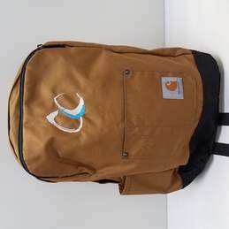 Carhartt Brown Canvas Backpack Medium - CC Logo Added