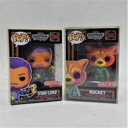 Funko Pop! Marvel Guardians of the Galaxy Volume 3 Bobble-Heads 1240 Star-Lord and 1241 Rocket (Target Exclusives)