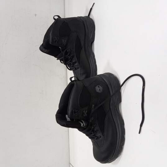 Men's Black Hiking Boots Size 9W image number 4