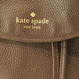 Kate Spade Pebble Leather Backpack Burgundy alternative image