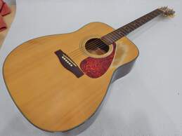 Yamaha Brand FX335 Wooden Acoustic Electric Guitar w/ Hard Case alternative image