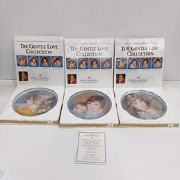 Set of 3 Bing & Grondahl "Gentle Love Collection" Plates IOB