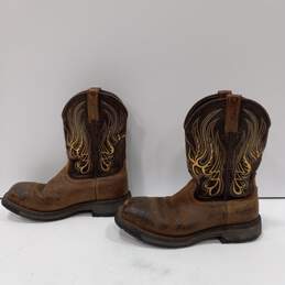 Ariat Men's Brown Western Boots Size 10D alternative image