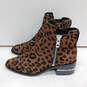 Women's Brown Animal Print Boots Size 7.5 image number 1