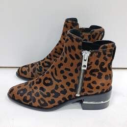 Women's Brown Animal Print Boots Size 7.5