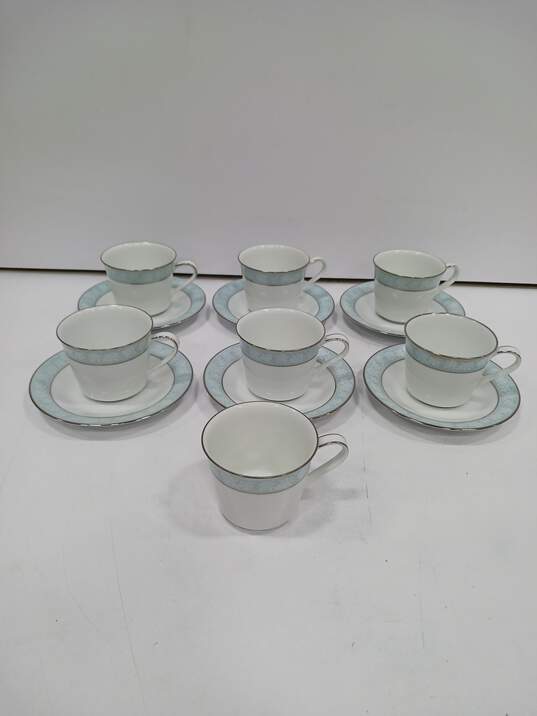 Set of Noritake Lamita Cups & Saucers image number 1