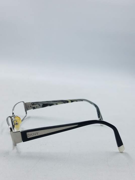 DKNY Silver Rectangle Eyeglasses image number 4