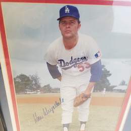Signed, Framed & Matted 8x10 Photo of Don Drysdale - L.A. Dodgers  with COA alternative image