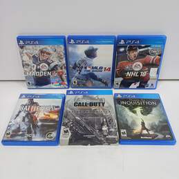 Sony PlayStation 4 Video Games Assorted 6pc Bundle