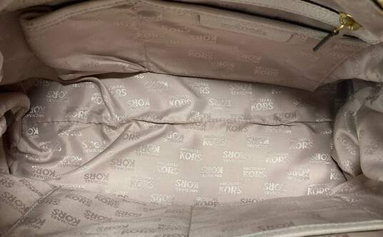 Michael Kors Fulton Beige Leather Satchel Bag image number 6