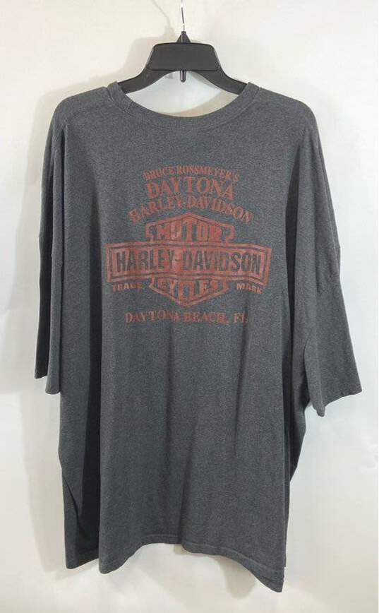 Harley Davidson Gray T-Shirt - Size 5XL image number 2