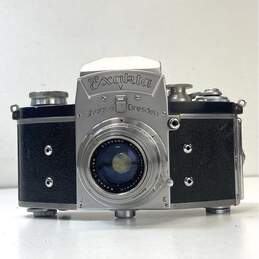 Vintage Ihagee Dresden Exakta V 35mm SLR Camera with Handheld Light Meter
