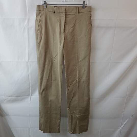 Jilsander Beige Cotton Pants Size 10 image number 1